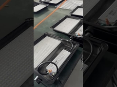 50 ওয়াট এলইডি সোলার লাইট IP65 অল-ব্ল্যাক মনোক্রিস্টালাইন সিলিকন সোলার প্যানেল