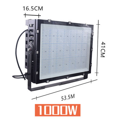 400W 600W 1000W এলইডি স্টেডিয়াম আলো আইপি 66 জলরোধী অ্যালুমিনিয়াম টেম্পারেড গ্লাস টেনিস কোর্টের জন্য বহিরঙ্গন বন্যা আলো ফুটবল ফুটবল বেসবল