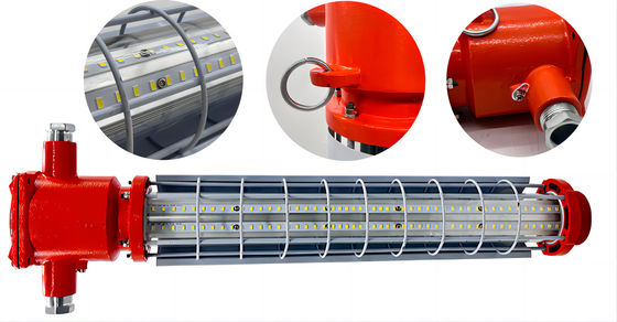 বিপজ্জনক স্থানগুলির জন্য IP65 Exde Mb WF2 বিস্ফোরণ প্রমাণ LED লিনিয়ার লাইট