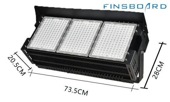 অনুজ্জ্বল LED স্টেডিয়াম আলো 6500w 45° লেন্সের কোণ