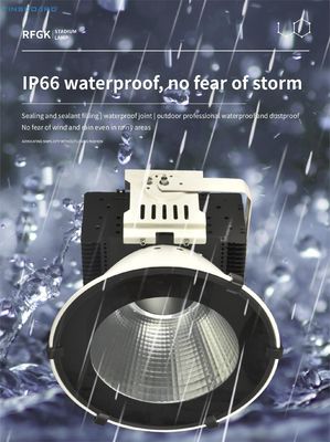 IP65 SMD 3030 টাওয়ার ক্রেন লাইট শিল্প উচ্চ বে লাইটিং AC85-265V