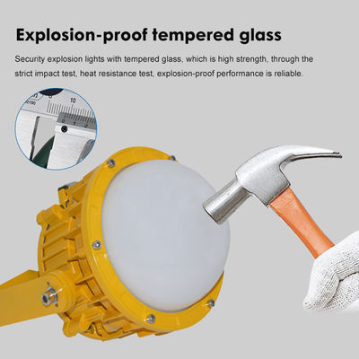 এটিএক্স এলইডি বিস্ফোরণ প্রতিরোধী ফ্লাডলাইট আইপি 65 ওয়াটারপ্রুফ হাই বে আলোকসজ্জা 50,000 ঘন্টা জীবনকাল এবং শক্তি দক্ষতা সহ