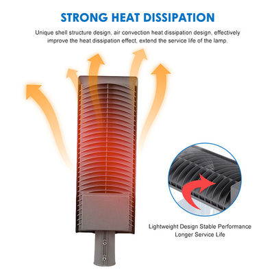 হাইওয়েগুলির জন্য 120lm/W দক্ষতা এবং AC85-265V ওয়াইড ভোল্টেজের সাথে জলরোধী আইপি 66 এলইডি স্ট্রিট লাইট