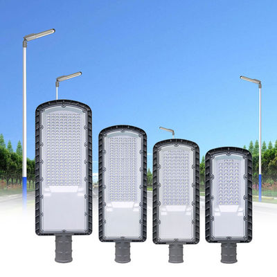 AC85-265V 3000K থেকে 6500K উচ্চ উজ্জ্বলতা সম্পন্ন এলইডি স্ট্রিট লাইট, টেকসই এবং স্থিতিশীল, শক্তি সাশ্রয়ী