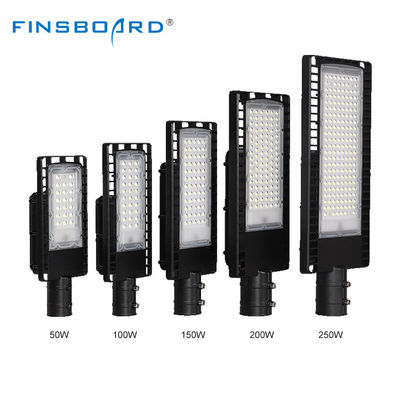 50W-250W শক্তি দক্ষতা LED স্ট্রিট লাইট ওয়াটারপ্রুফ আউটডোর 3000K থেকে 6500K