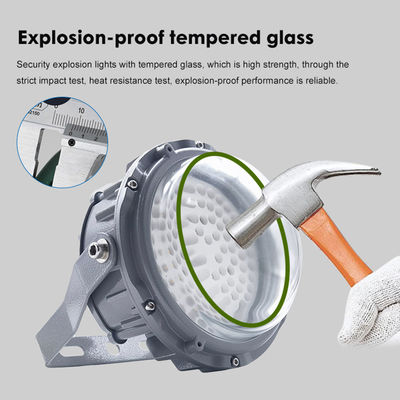 আইপি 65 ওয়াটারপ্রুফ এক্সপ্লোশন প্রুফ লিনিয়ার লাইট 50W 100W 150W এলইডি বিপজ্জনক অবস্থান আলোকসজ্জা অ্যালুমিনিয়াম টেম্পারেড গ্লাস সহ