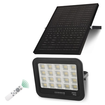 Ip65 ABS টেম্পারড গ্লাস সোলার ল্যাম্প ফ্ল্যাডলাইট 100w 200w 300w 400w 500w LED সোলার ফ্ল্যাড লাইট