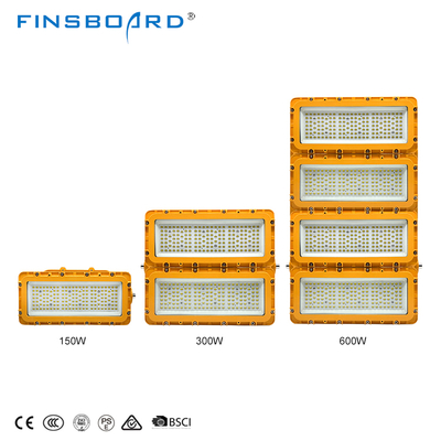 উচ্চ উজ্জ্বলতা আইপি 65 ওয়াটারপ্রুফ 150W 300W 600W এলইডি বিস্ফোরণ প্রতিরোধী আলো