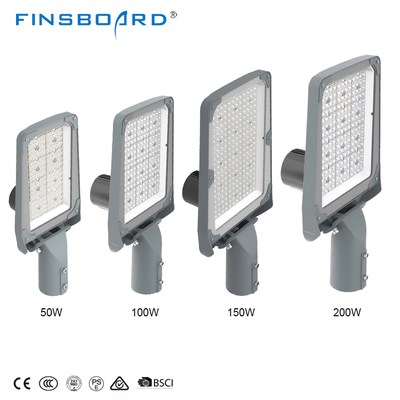 Ip67 ডাই-কাস্ট অ্যালুমিনিয়াম 50w 100w 150w 200w লাইট কন্ট্রোল ইন্টিগ্রেটেড এলইডি স্ট্রিট লাইট