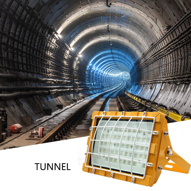 এক্স ডি আই আই সি টি 6 স্ট্যান্ডার্ড আইপি 65 ওয়াটারপ্রুফ এবং বিপজ্জনক জায়গাগুলির জন্য 5500-6500 কে রঙের তাপমাত্রা সহ বিস্ফোরণ প্রতিরোধী এলইডি ফ্লাড লাইট