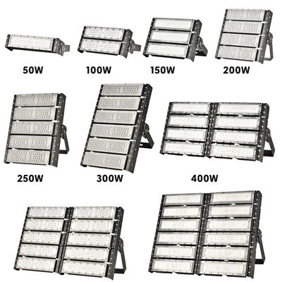 আইপি 66 জলরোধী 50W থেকে 600W ডিমমেবল LED ফ্লাড লাইট আউটডোর মডুলার ফ্লাড লাইট