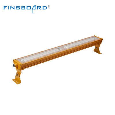 এলইডি বিস্ফোরণ প্রমাণ লিনিয়ার লাইট 200w, ডাই-কাস্ট ফিন হিট ডিসিপেশন প্রযুক্তি ব্যবহার করে