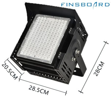 অনুজ্জ্বল LED স্টেডিয়াম আলো 6500w 45° লেন্সের কোণ