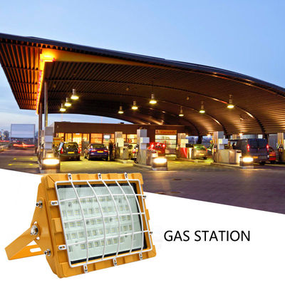 অ্যালুমিনিয়াম টেম্পারেড গ্লাস আইপি 65 150W বিস্ফোরণ প্রতিরোধী এলইডি বিপদজনক জায়গাগুলির জন্য বন্যা আলো